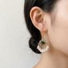 Beaded Ethnic Style Earrings Imitation Pearl Exaggerated Tassel Earrings  Hipster