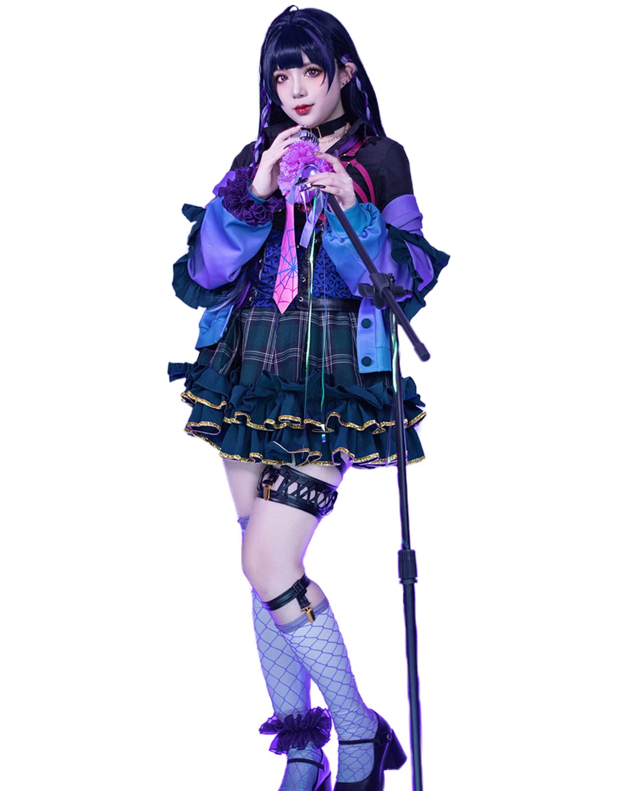 

Косплей Nijisanji Kyoran Meroko VTuber Хэллоуин Meroko [Milky Time] Костюм, (Костюм)