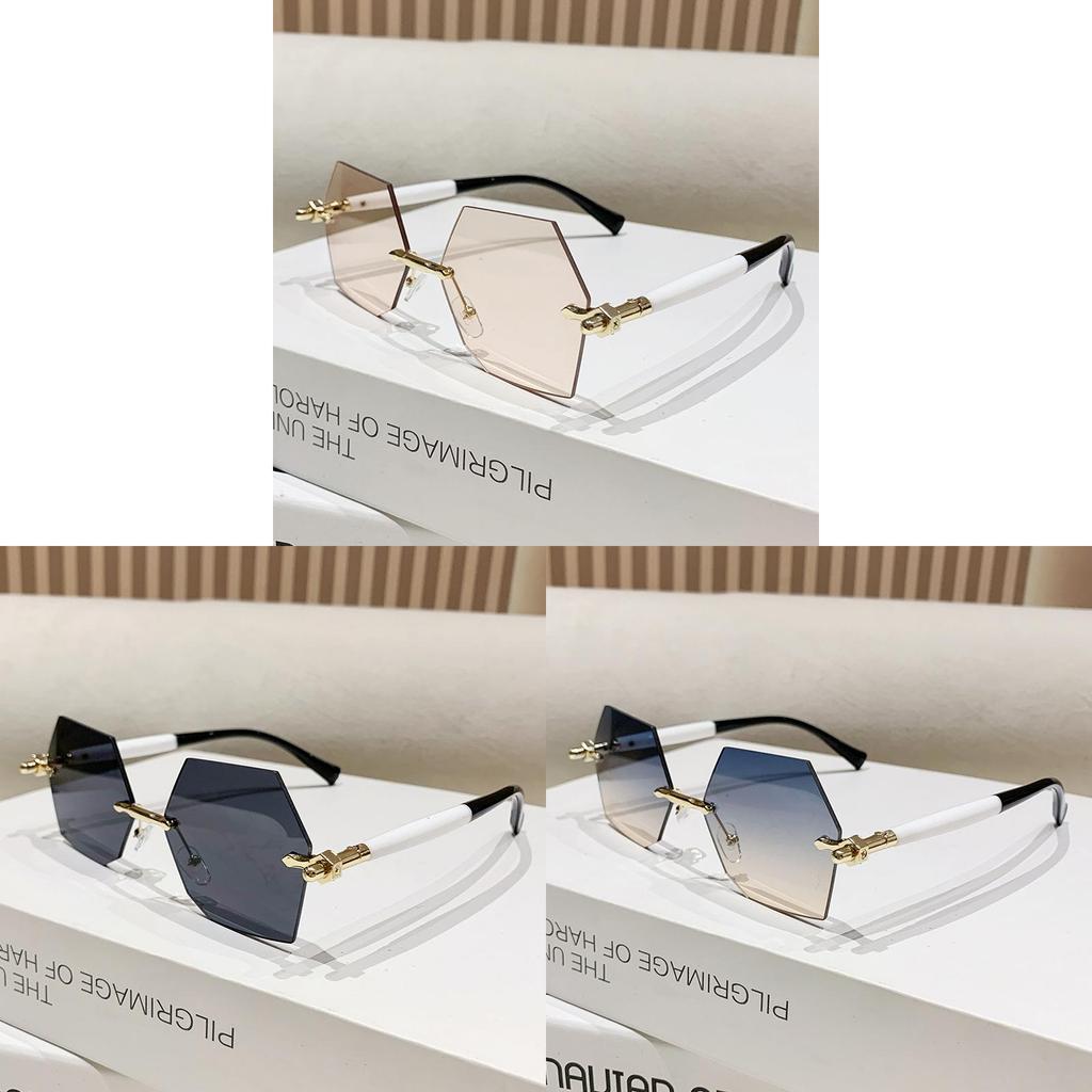 Geometric Polygon Sunglasses For Men With Uv400 Protection Stylish Outdoor Fashion Accessory