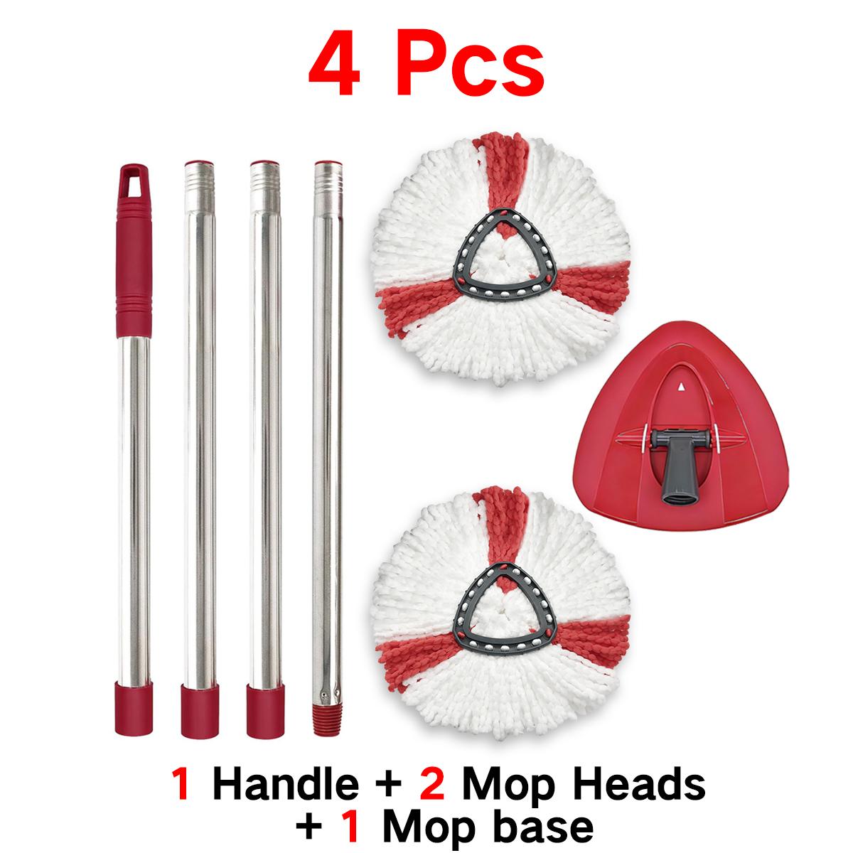 Сменные насадки для швабры, ручка для швабры и основание для швабры для системы швабры с ведром и отжимом Vileda/O-Cedar EasyWring