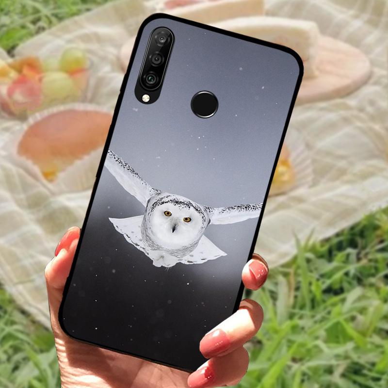 For Huawei P30 Lite Case P30Lite Cover Cute Fashion Cartoon Shockproof Silicone Cases For Huawei Nova 4e Fundas MAR-LX1A Shell