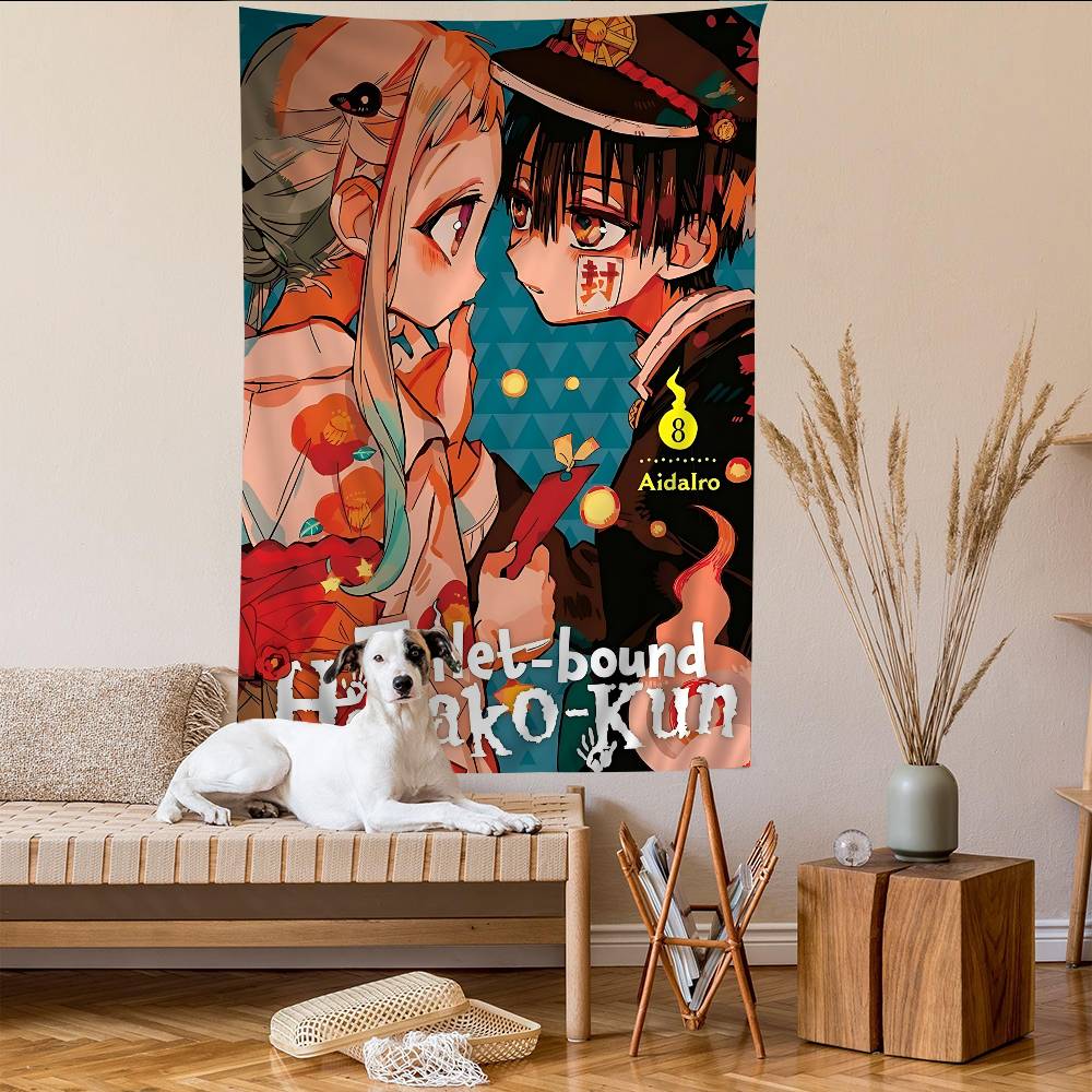 Anime graphics Popular Toiletbound Hanakokun Tapestry suits INS home decor great for wall hanging  dormhome use
