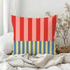 Luxury Fashion Striped Design Colors Pillow Case Bedroom Sofa Living Room Backrest Decoration Square Cushion Nap Time