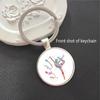 Rhythmic Gymnastics Time Gem Keychain Pendant - Alloy Keyring Ornament Gift