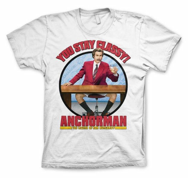 

Officially Licensed Anchorman - You Stay Classy Men S T-Shirt S-XXL Sizes 2XL