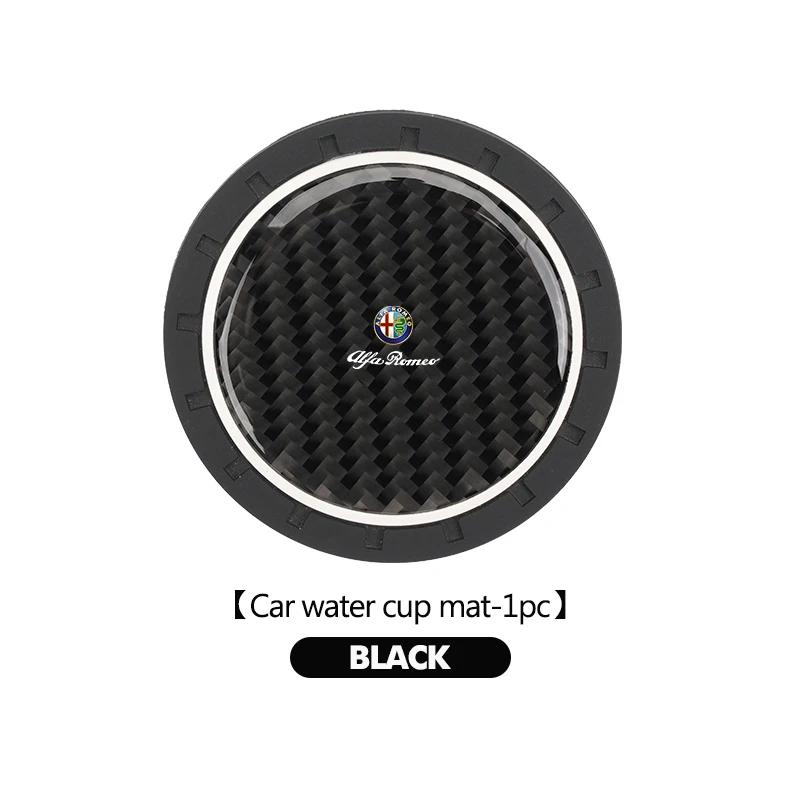 Car Sticker For Alfa Romeo 159 147 Car Water Cup Pad Drink Holder Mat Decoration Accessories For Alfa Romeo Giulia 147 Mito 156 abc012