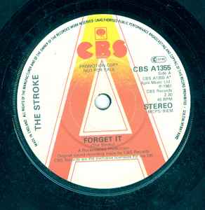 

7inch Record STROKE (2) - Forget It CBSA1355PROMO CBS 1981 UK Pop Used