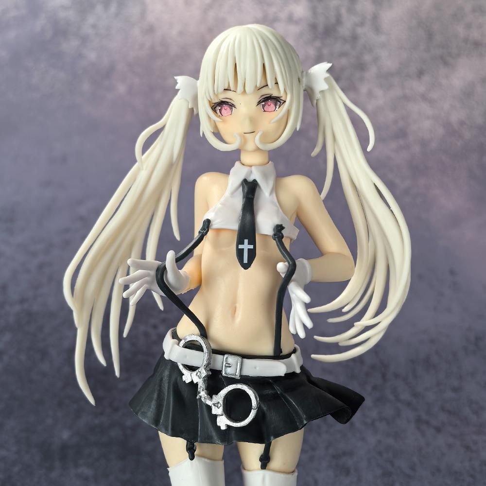 23cm Union Creative Anime Figure Angel Police Sexy Girl PVC Action Figure Uniform Figuine Collectible Model Toys Doll Gift