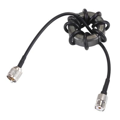 1.8-30MHz Magnetic Ring Ferrite Cores HF Common Mode Choke Balun EM43 Toroid Core for Shortwave Communication Antenna Grounding