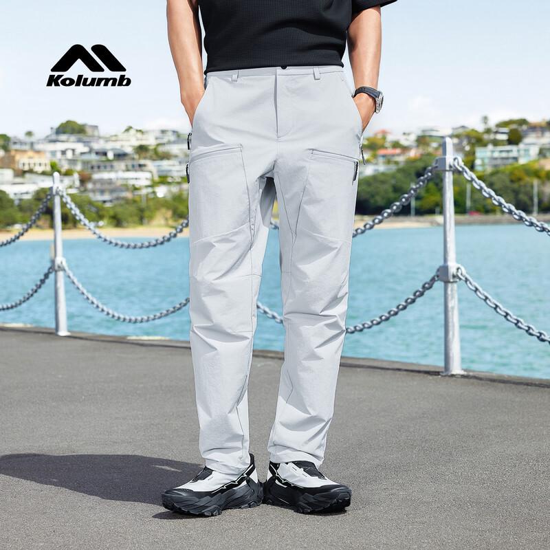 Kolumb Men s Quick-Dry Outdoor Hiking Pants M серой чайки