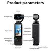 Pocket Action Camera Sports Camcorder Camera 180 Degree Rotation Mount Recording Portable Outdoor Video Recorder