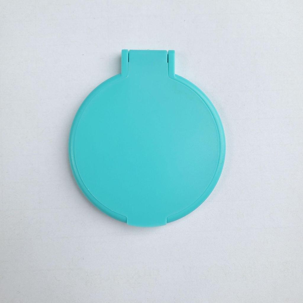 Compact Single-Sided Folding Round Makeup Mirror - Portable Gift Mirror
