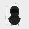 Winter Warm Neck Cover Integrated Knitted Face Mask for Unisex Drawstring Windproof Hat Outdoor Ski and Motorcycle Riding Hat
