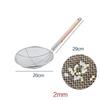 Stainless steel big long noodle French fries colanders strainer basket wooden handle frying net Hot Pot leaky filter sieve sink