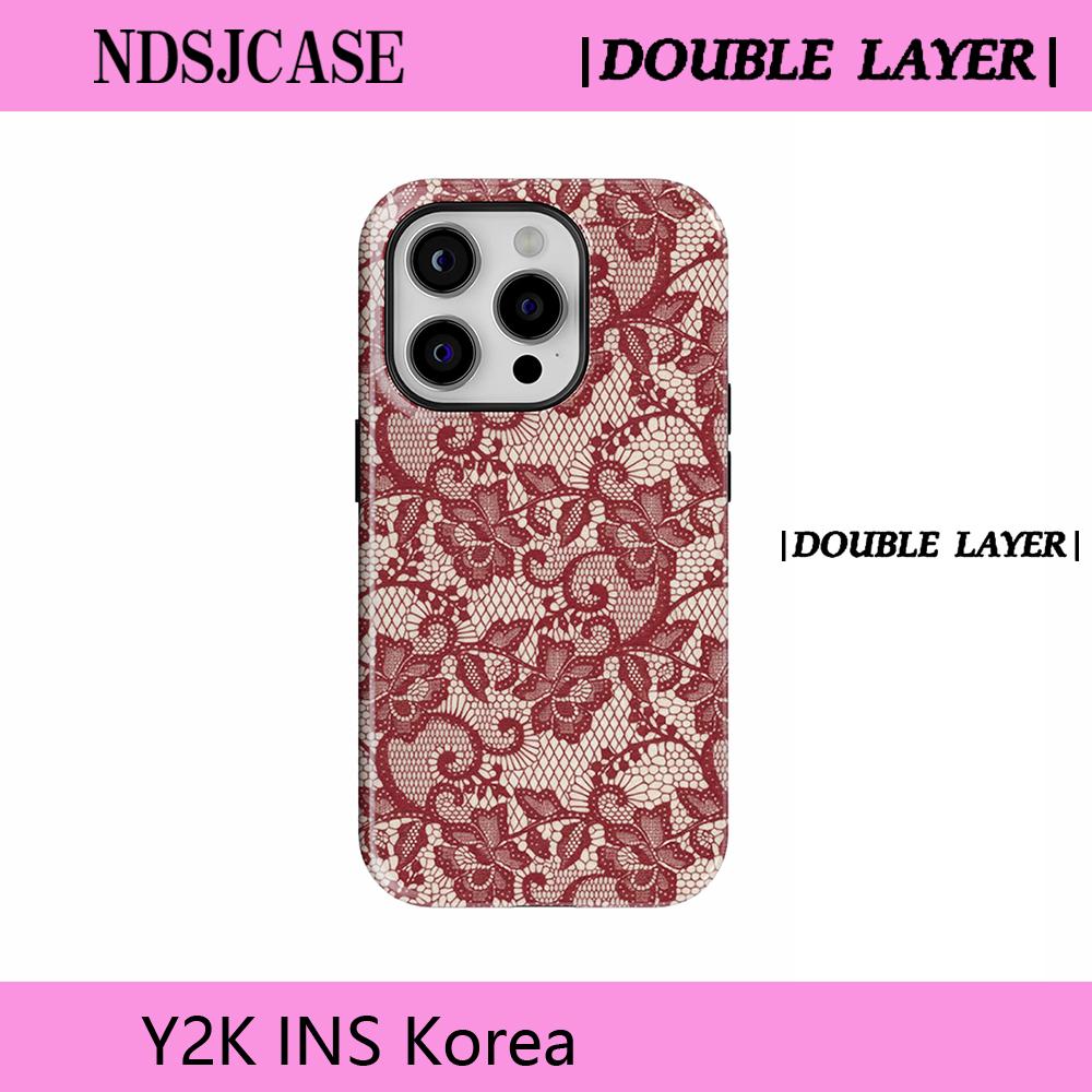 

Phone Case for iPhone 17 16e 16 15 14 13 12 11 Air Pro Max Plus Magnetic Double-layer Back Cover Luxury Clmj SWAG Red Obsession iPhone 16
