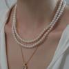 Dawn of Me Grace Double Pearl Necklace