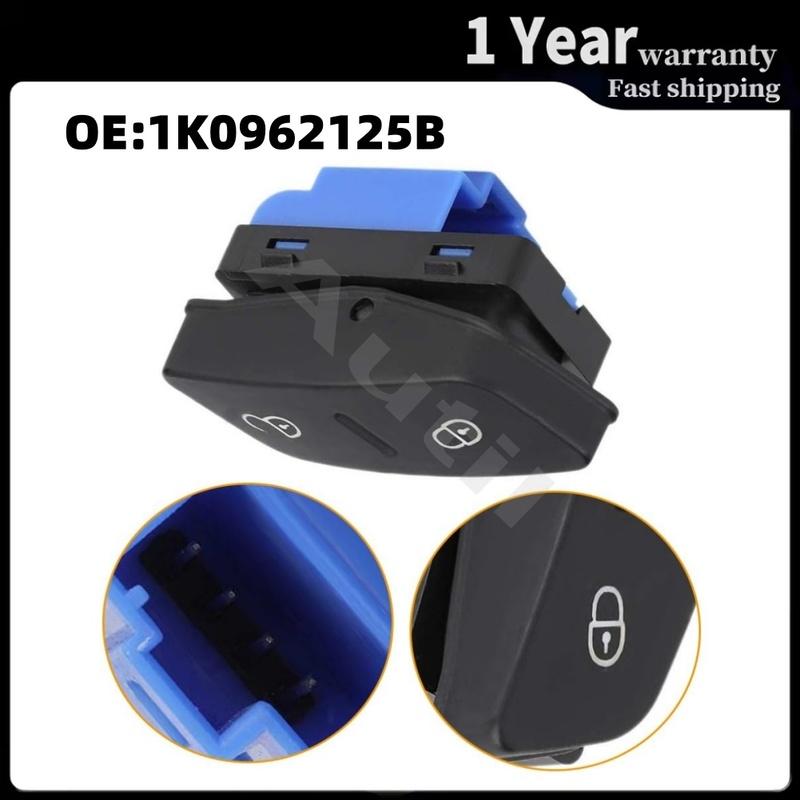 LHD Central Door Lock Switch 1K0962125B for VW Golf MK5 Jetta MK5 Tiguan CC Door Lock Control Button Replacement Car Accessories