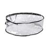 Christmas Wreath Storage Container Zippered Clear PVC Protective Case for Holiday Garlands Seasonal Decoration Bag