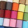 280-300M/Roll Colorful Threads Natural Raffia Straw Yarn For Hand Knitting Crochet Hat Handbag Cushion DIY Basket Material