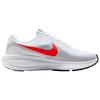 Nike REVOLUTION 8 Odporne na ścieranie Oddychające Niskie Codzienne Buty do biegania Unisex Białe Czerwone HQ1996-100