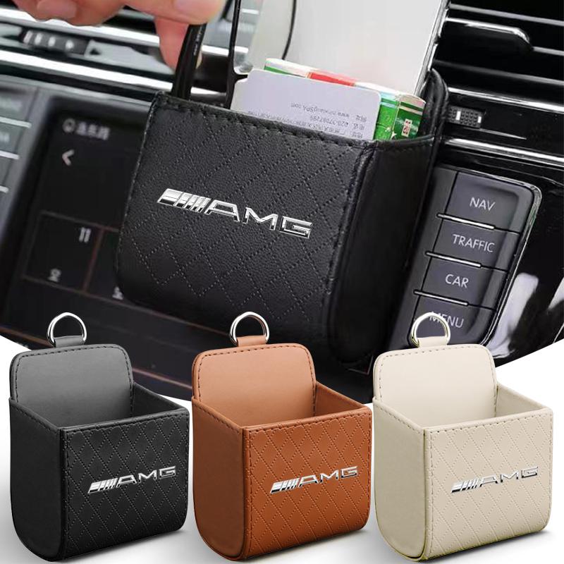 Car Air Outlet Storage Box Phone Glasses Organizer Styling For Mercedes Benz AMG GLE GLS GLC CLA GLB ML C500 C200 C300 W204 W206 W205 W212 W203