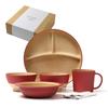 [Cocochi Lifestyle Goods Store] Children's Tableware Set, Microwave and Dishwasher Safe, Made In Japan, 7-Piece Kids' Tableware Set, Perfect for Baby