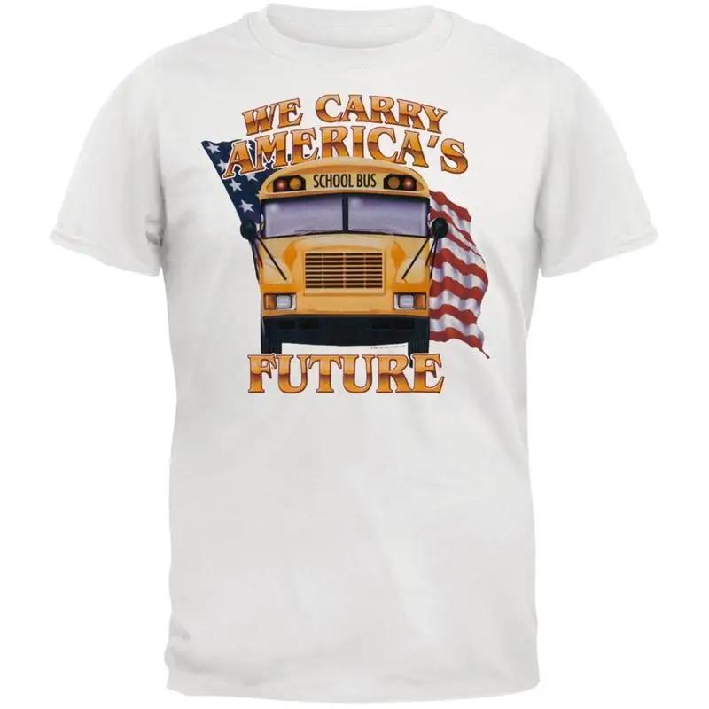 

School Buses Carry America s Future Adult T Shirt 5XL різнокольоровий