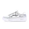 Li Ning Floating Boat Abrasion Resistant Slip Resistant Low top Skateboard Shoes Men's Gray White AGCS419-1(team1723-L)