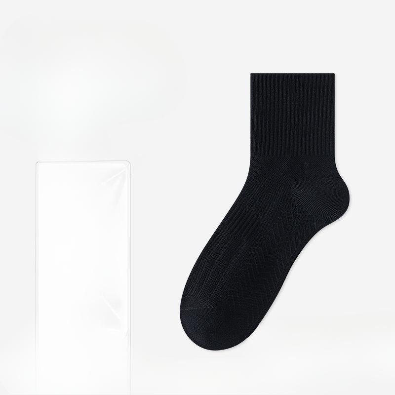 

Men s Autumn Cotton Deodorizing Sweat Absorbing Exercise Breathable Anti Pilling Antibacterial Socks 1 pair