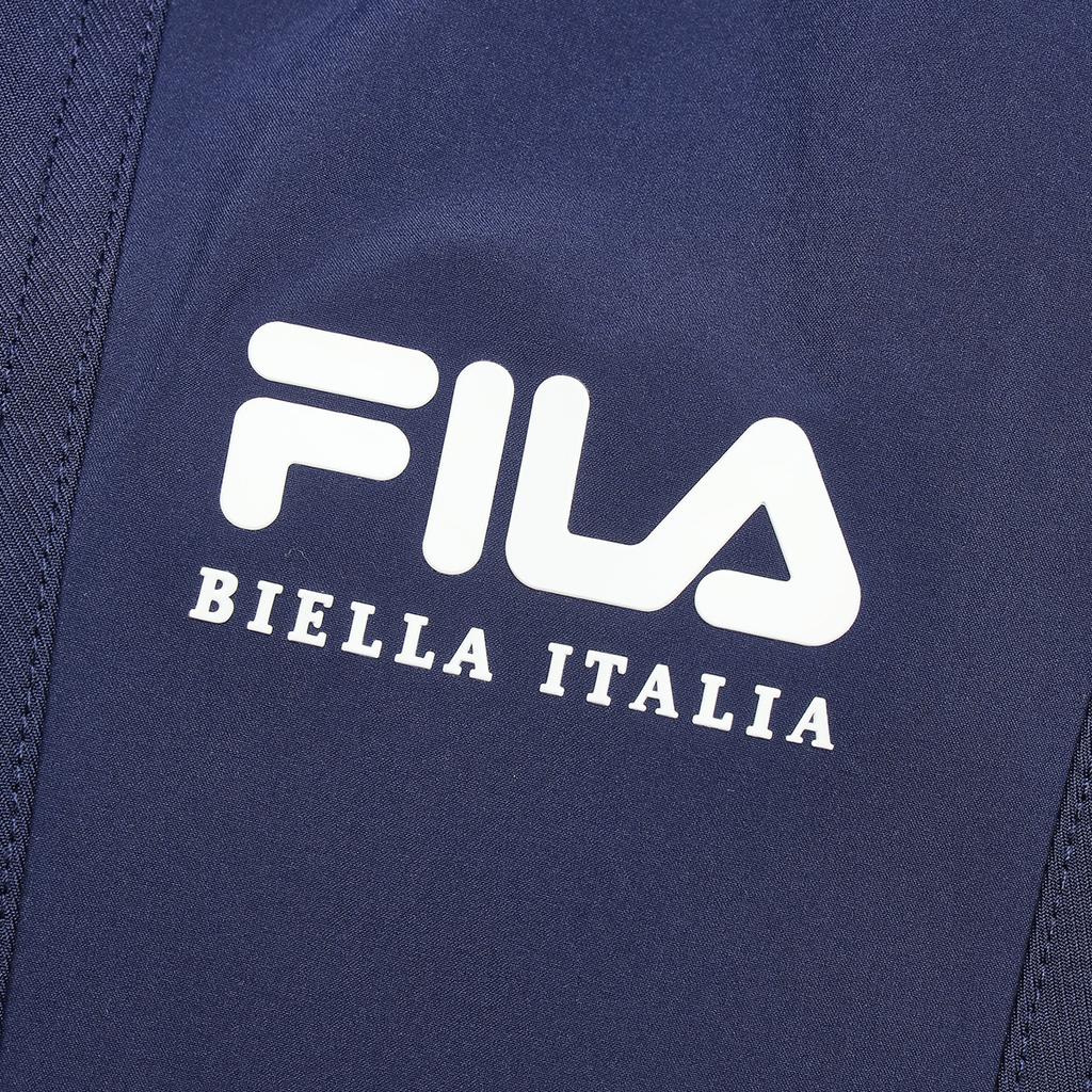Fila Einfarbige konische lässige gewebte gestrickte Sporthosen Herren Hosen Tiefblau F11M419804F-NV