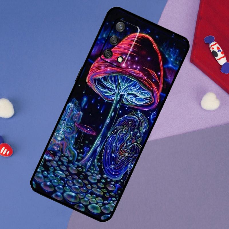 Weird Trippy Mushroom Case For Oppo A60 A80 A40 A6 A5 Pro A15 A16 A17 A57 A94 A74 A54 A76 A96 A18 A38 A58 A78 A98