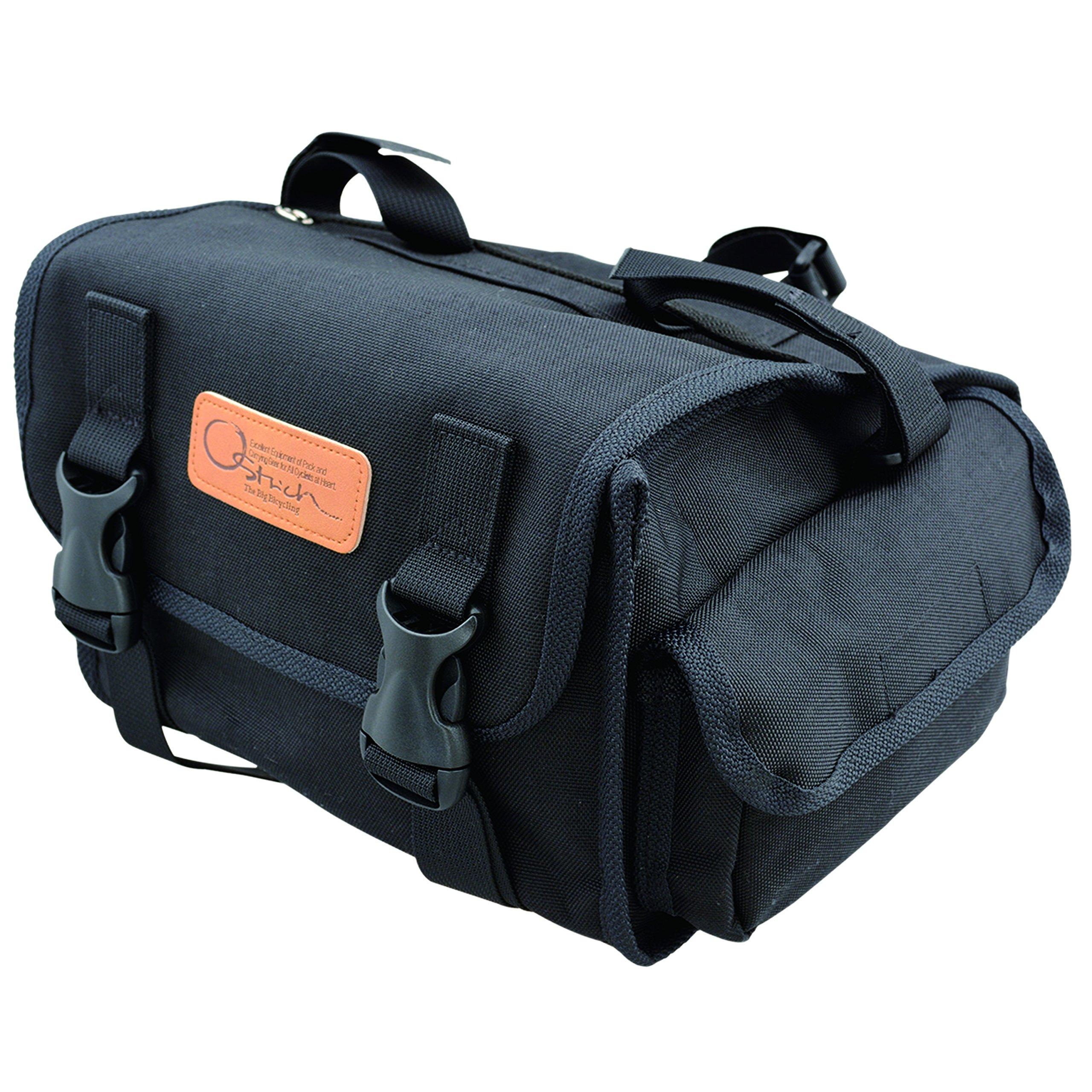 

Ostrich Saddle Bag Black [SP-731] чёрный