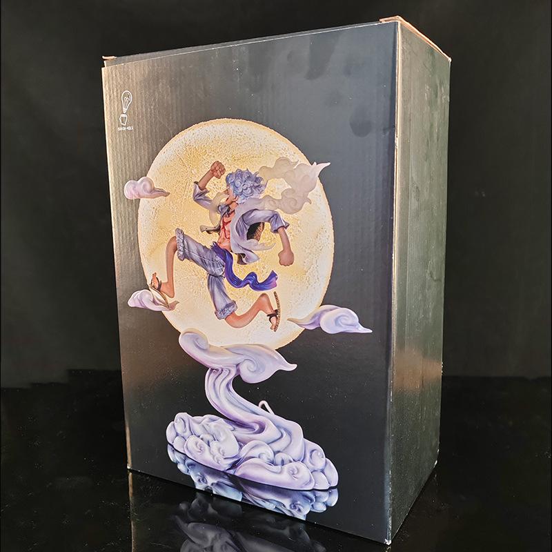PVC Quality One Piece Luffy Figure with Glowing Feature - Moon Chasing Edition