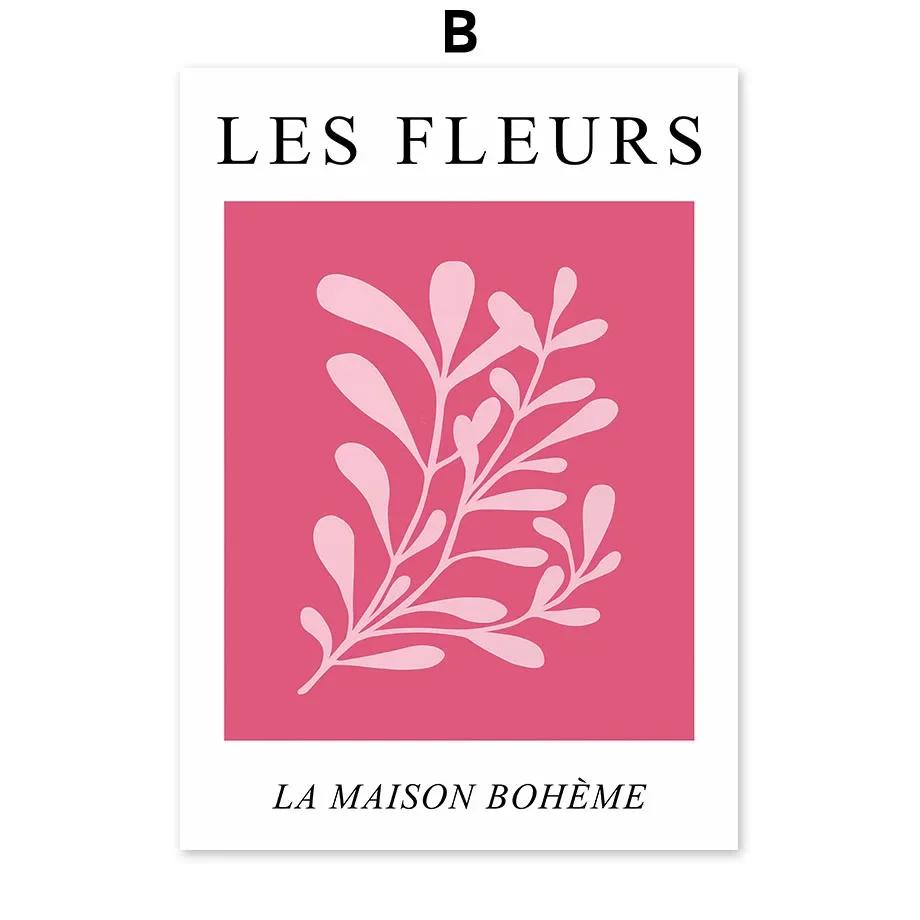 

Розовый Матисс Баухаус Цветочный рынок Галерея Пикассо Настенное искусство Картина на холсте Печать на стенах КартиныПлакаты для декора гостиной 21x30cm No Framed