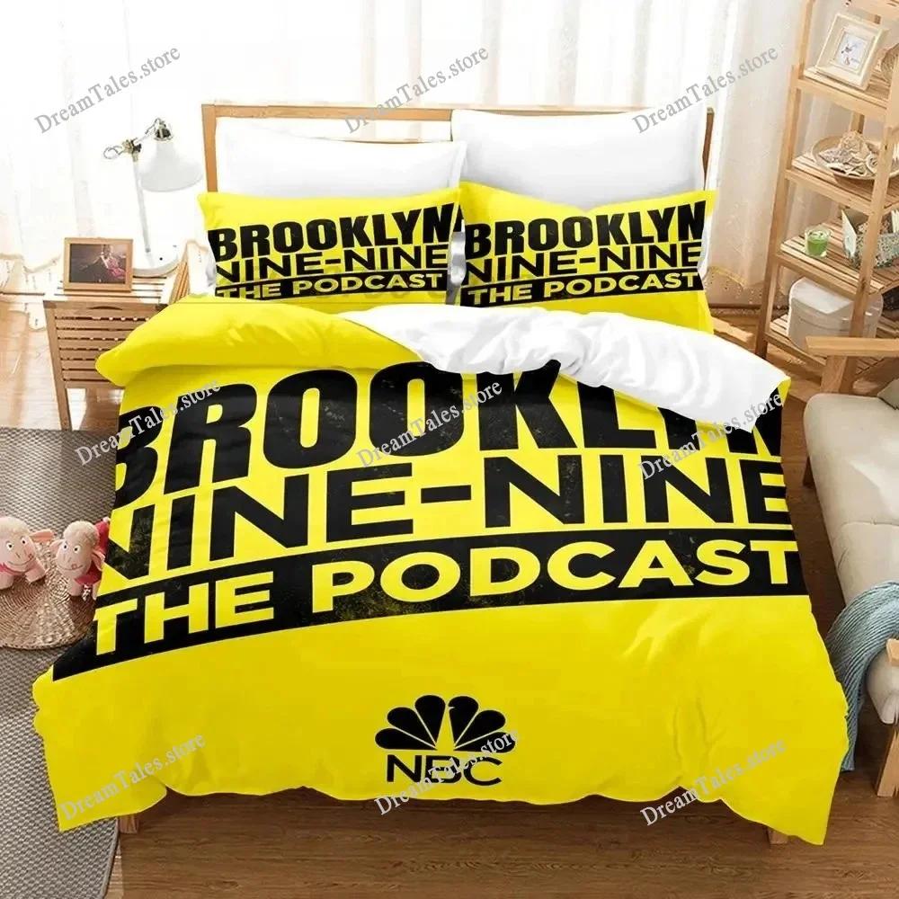 Brooklyn Nine-Nine Bedding Set Boys Girls Twin Queen Size Duvet Cover Pillowcase Bed Kids Adult Fashion Home Textileextile