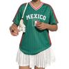 Women's V Neck Short Sleeve Athletic Jersey Top Lightweight Breathable Fabric Comfortable Fit Casual Sportswear