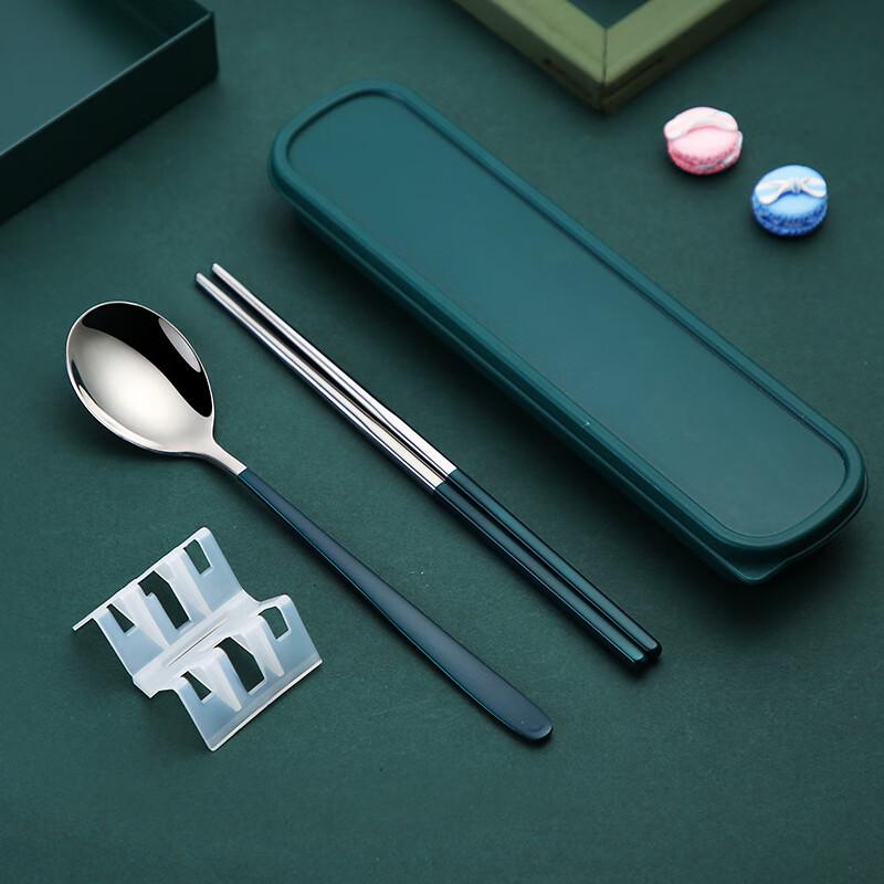 Zhaoran Portable 3-Piece Stainless Steel Tableware Set