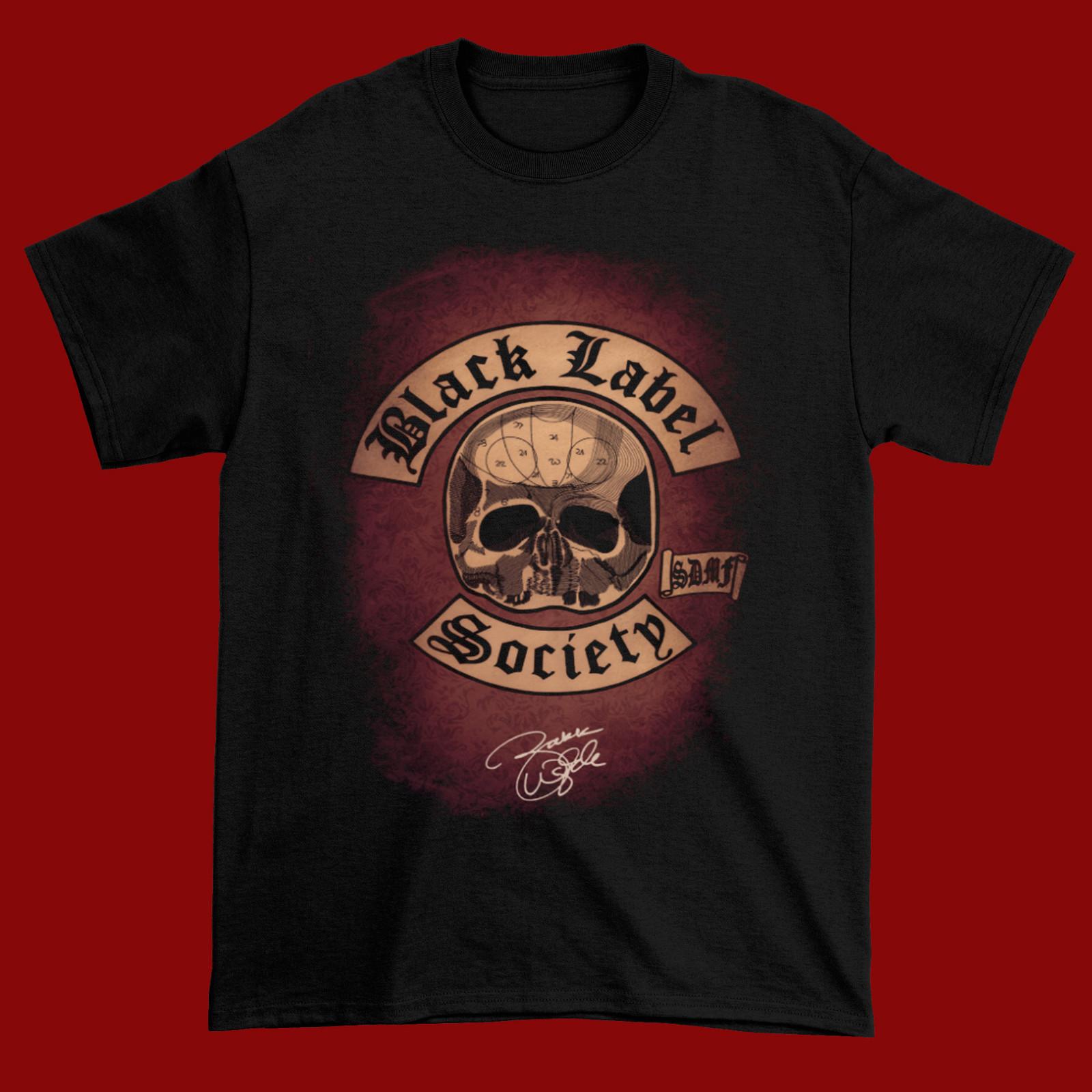 Zakk Wylde Black Label Society Signature Black All Size T-shirt AH916 XXXXL