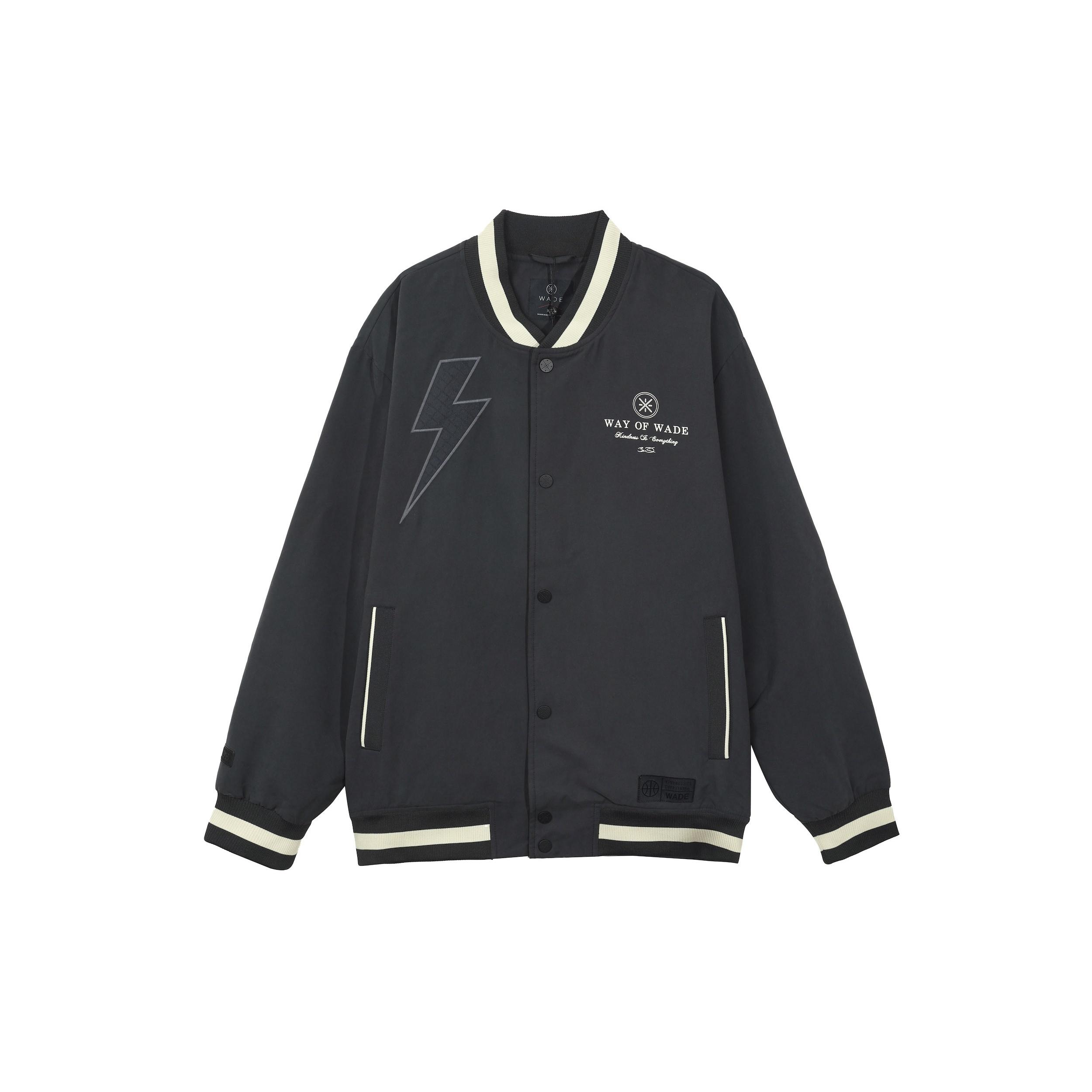 Li-Ning Way Of Wade Logo Baseball Jacket Black Men s AJMT025-6 S