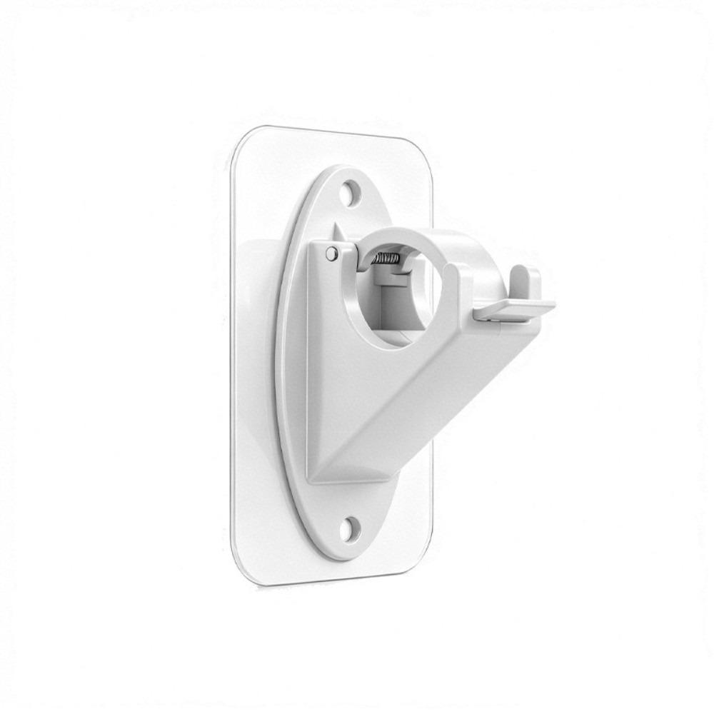 2pcs/set Adhesive & Screw Dual Use Curtain Rod Brackets Heavy Duty Curtain Rod Bracket  Home Office