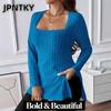 JPNTKY Women's Fashion Casual Solid Color Print Long Sleeve Blouses & Shirts