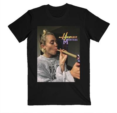 Κλασικό Miley Cyrus HannahMontana Κάπνισμα Κοντομάνικο Ανδρικό S-5XL 22D377 Unisex T-Shirt