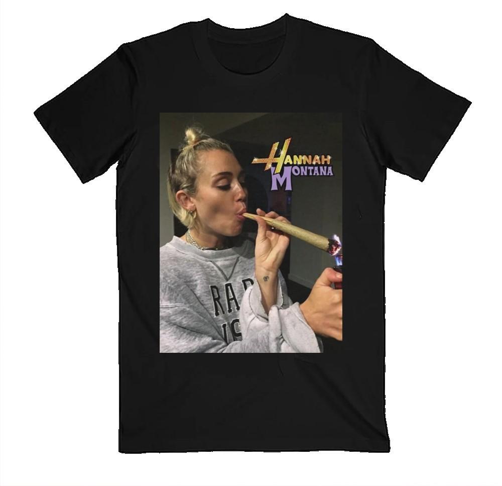 Classic Miley Cyrus HannahMontana Smoking Short Sleeve Men S-5XL 22D377 Unisex T-Shirt S