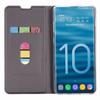 Applicable to Samsung Note20 leather case A55 foreign trade solid color voltage suction card bracket A20 anti-drop protective case