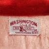 Washington 50s Vintage open collar box cut Long sleeve flannel Open collar shirt Men's Used