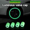 4Pcs Luminous Car Tire Valve Caps For Citroen Berlingo Xsara Picasso Fluorescent Night Glowing Decor Wheel Tyre Valve Stem Caps Valve Stems 1