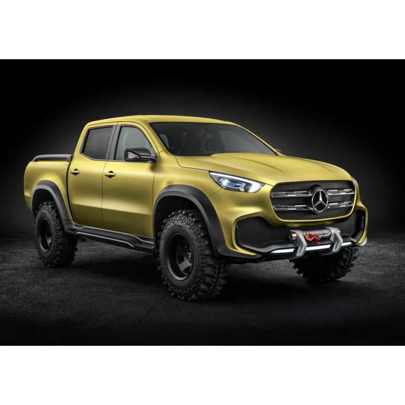 Cool Ford & Mercedes Pickup Truck Poster - Bedroom, Bar & Dealership Wall Art with Frame & Free Shipping