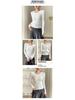 Women's V-Neck Long-Sleeve Slim Fit Top for Fall & Winter