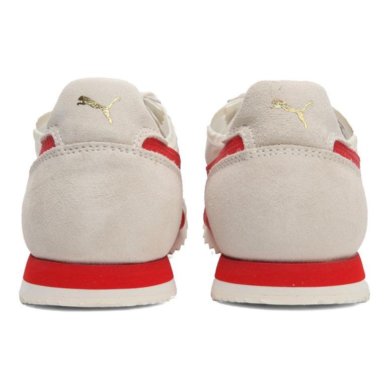 Puma Roma Og Nylon Low Top Training Shoes Unisex Sneakers Beige Red 362408-08