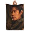 Lee Byung Hun Actor Blanket Multi-function Flannel Sofa Throw Blanket for Home Bedroom Travel Throws Bedspread Quilt